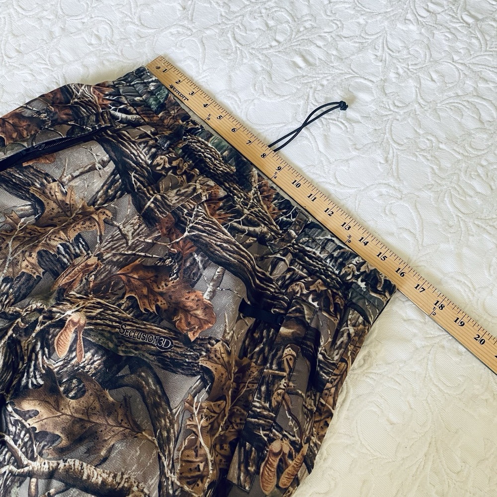 Cabelas Pants Mens L x 30" Camo Dry Plus Seclusion 3D Cargo Hunting Cargo READ - Picture 7 of 12